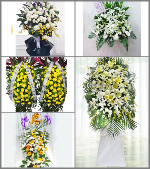 福建三明清流县林畲乡白事花篮预定